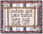 Cowboys Dust Off Wall Art by SHERRI BLUM DESIGNS