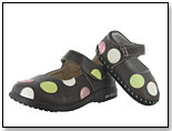 Giselle Chocolate Brown w/ Polka Dots by PEDIPED