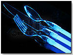 WeGlow International – WeGlow Ware The Glowing Flatware - Clear Cutlery by VIRGINIA TOY AND NOVELTY CO.