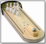 Executive Desk Top Wood Bowling Game by FUNWORKS