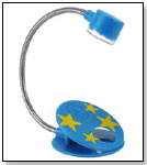 2 LED Flex-Neck Reading Light Blue w/Yellow Stars by LIGHTWEDGE