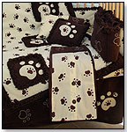 Tiny Paws Crib Bedding by LITTLE FERN LLC