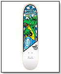 Black 6 Willy Santos "Racing Gator" Skateboard Deck by BIRDHOUSE SKATEBOARDS