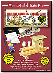 Wood Model Train Kit by BROOKLYN PEDDLER