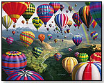 Visual Echo 35-piece Mini Lenticular Puzzles  – Sky Roads by Royce B. McClure by HOBBICO