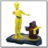Animated C-3PO with Jawa Maquette by GENTLE GIANT LTD.