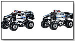 Light & Sound Police  Rough Riders Monster Vehicle by EJ TOYS AND GIFTS