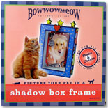 Picture your Pet in a Shadow Box Frame by BOWWOWMEOW