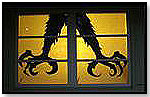 Window Poster Silhouettes - Double Claws by HOUSEHAUNTERS