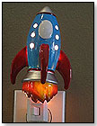 Retro Rocket Ship Night Light by UNIQUE PRODUX INC.