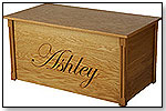 Personalized Handcrafted Toy Box by WOOD CREATIONS INC.