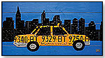 Wall Decor - New York Taxi (License Plate) by Creative Images - Art4Kids