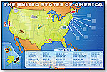 Incrediwalls "Oh Say Can You See ..." U.S. Map by INCREDILINE
