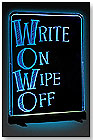 12" x 18" Write-on LED Sign by GLOMEDIA
