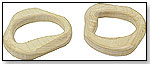 Pair of Natural Unfinished Teethers by MAPLE LANDMARK WOODCRAFT CO.