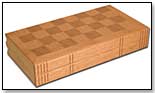 11" Oak Book Folding Chess Set by CHH QUALITY PRODUCTS INC.