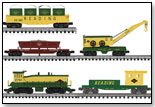 Reading Maintenance of Way Train Set by K-LINE ELECTRIC TRAINS