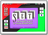 SET  The Family Game of Visual Perception by SET ENTERPRISES INC.