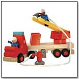 Woody Click Fire Ladder Truck by HAPE