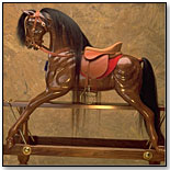 Walnut Rocking Horse by HENNESSY HORSES