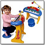Magic Melody Upright Keyboard with Stool by GOLDMEN ELECTRONIC