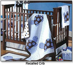 recalled crib kids product baby bed dropside