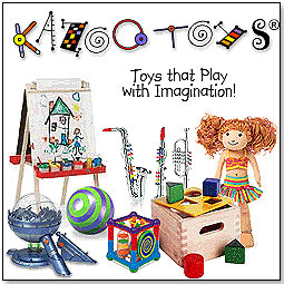 kazoo toys charity donation logo toy store specialty toys