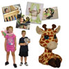 Curtain Critters Set of 2 Jungle Safari Giraffe Curtain Tieback Toys by CURTAIN CRITTERS INC.