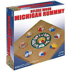 Pressman - Deluxe Wooden Michigan Rummy