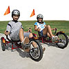 16" Tri-001 Red Triton - the Ultimate Three-Wheeled Cruiser by ASA PRODUCTS INC.
