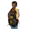 Mesh Backpack Yellow with Orange Trim by BAZOONGI KIDS