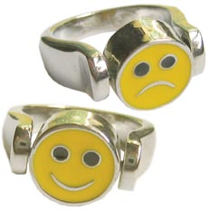 Smile or Sad Flip Ring