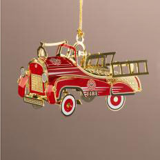 Baldwin Pedal Firetruck ornament