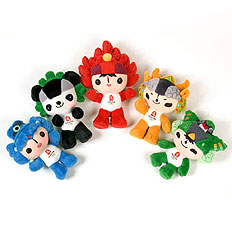 Olympic Mascot Plush Dolls