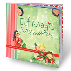 "Elf Magic Memories" Scrapbook-style Journal