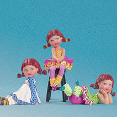 Raggedy Riley Figurines