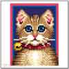 Kitty Tile Art by KOOL KRAFTS