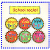 Snap Caps® School Rocks by m3 girl designs LLC