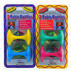 Baby Barbells™ the Exercise Rattle – 2 pack set