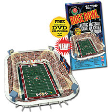 Rose Bowl Electric Football Game and Lighted Stadium