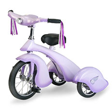 Lavender Retro Tricycle