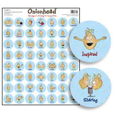 Onionhead® Positive Stickers