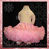 Soft Pink Sparkling Pettiskirt by RACHEL ON THE FLOWER INC.