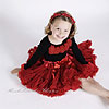 Apple Red Pettiskirt by RACHEL ON THE FLOWER INC.