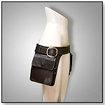 Hip&Go - Chocolate Leather with Green Stitch by RED MOHICAN