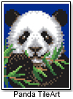 Panda TileArt by KOOL KRAFTS