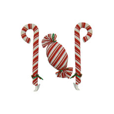 Candy Cane Car Kit by DECORATIVE KITS FOR CARS