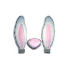 Bunny Ears Car Kit by DECORATIVE KITS FOR CARS