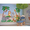 Large Jungle Story Wall Mural by ELEPHANTS ON THE WALL