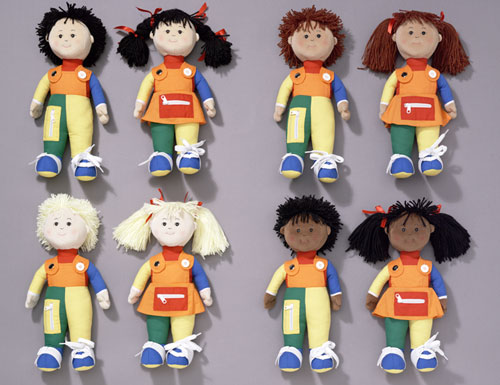 2006 Learn to Dress Dolls by THE CHILDREN'S FACTORY